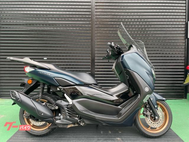 ＮＭＡＸ１２５　ＳＥＧ６Ｊ　２０２２年モデル　純正ロングスクリーン　純正リアキャリア　マットダークブルーイッシュグレーメタリック４