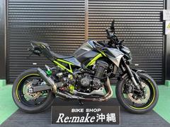 カワサキ　Ｚ９００　ＺＲ９００Ｂ　２０２０年モデル　社外マフラー　フェンダーレス　エンジンスライダー　バクステ　レバー