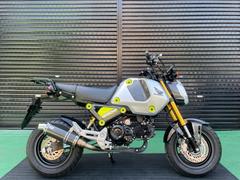 ホンダ　グロム　ＪＣ９２　２０２１年モデル　ＷｉｒｕｓＷｉｎマフラー　純正アラーム　リアキャリア　マルチバー　フォースシルバーメタリック