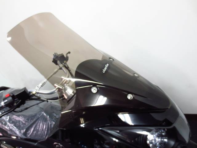250ccモデルの専用装備として 大型スクリーンを標準装備 250ccモデルの専用装備として 大型スクリーンを標準装備