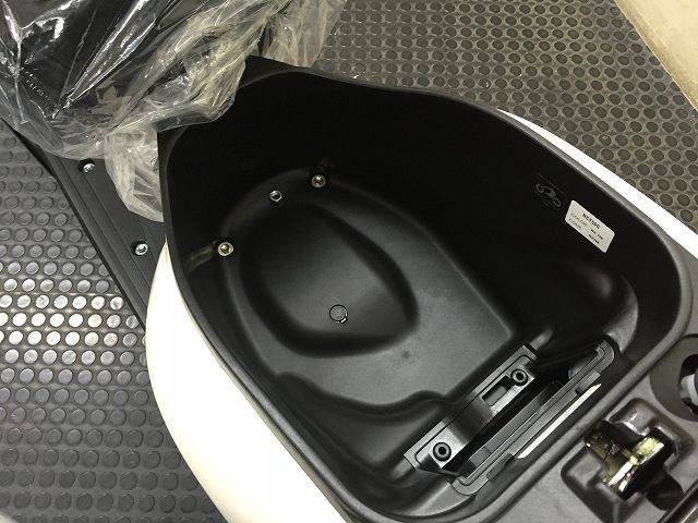 余裕のスペースのメットイン 余裕のスペースのメットイン