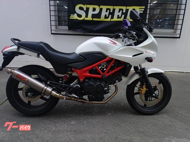 ホンダ ＶＴＲ２５０Ｆ　インジェクション　ヤマモトレーシングマフラー