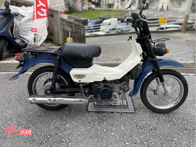スズキ　４サイクルバーディー５０　サイドスタンド　スリム型レグシールド