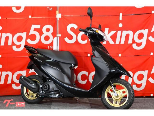 スズキ アドレスＶ５０　新車　純正ＯＰリアスポイラー　ゴールドホイール
