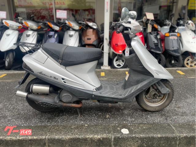 スズキ アドレスＶ１００　　チャンバータイプマフラー　プッシュスタートスイッチ