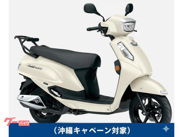 スズキ アドレス１２５　最新型　ＵＳＢ電源装備　サイドスタンド　リヤキャリア物件画像