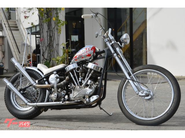 ＨＡＲＬＥＹ−ＤＡＶＩＤＳＯＮ　ＦＬ　１９４９年　リジットパンヘッドチョッパー