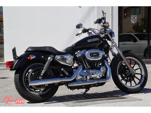純正のハーレーでは荷重時のシート高が最も低いモデルで安心! 純正のハーレーでは荷重時のシート高が最も低いモデルで安心!