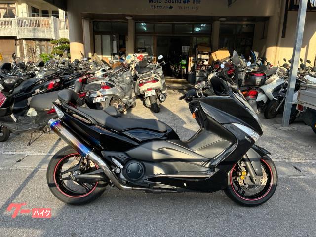 ヤマハ ＴＭＡＸ　ＳＪ０８Ｊ型　ワンオーナー　社外マフラー　バックレスト付　ＬＥＤウインカー　スペアキー付