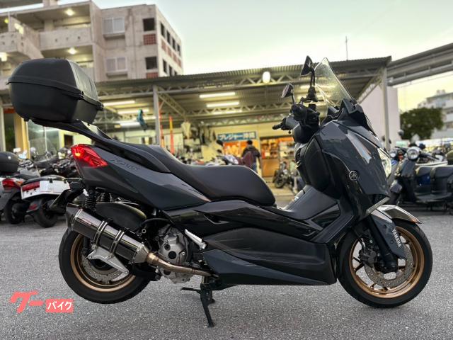 ヤマハ Ｘ−ＭＡＸ２５０　ＳＧ７０Ｊ型　ワンオーナー　社外マフラー　社外ミラ　スクリーン　リアボックス　ＬＥＤ　シガーソケット　ＡＢＳ