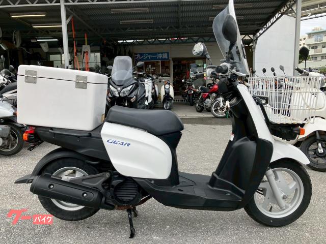 ヤマハ ＧＥＡＲ　ＵＡ０６Ｊ　　スクリーン　リアボックス　フロントカゴ　整備　保証　自賠責保険５年