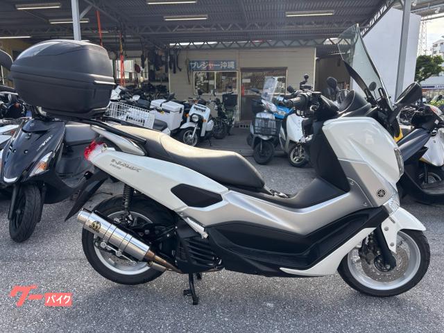ヤマハ ＮＭＡＸ１５５　ＳＧ５０Ｊ型　社外マフラー　リアボックス　グリップヒーター　ＥＴＣ　　ＡＢＳ　　整備　保証　自賠責保険　
