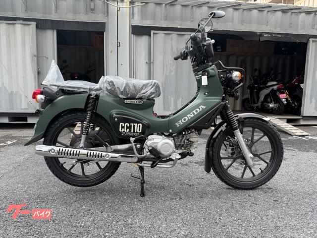 ホンダ クロスカブ１１０　２０２５年最新モデル　新車　マットアーマードグリーンメタリック　キャストホイール　シフトポジションインジケーター物件画像