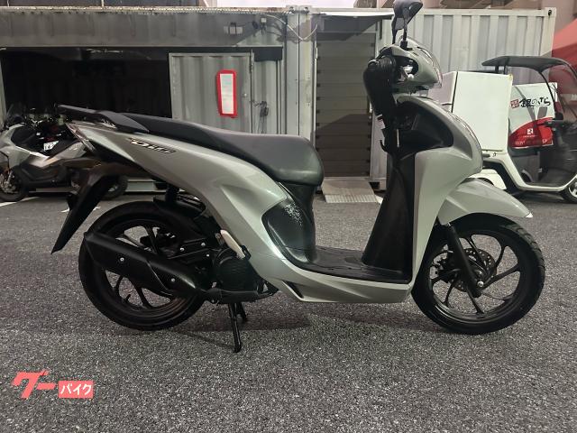 ホンダ Ｄｉｏ１１０・ベーシック　中古車　パールジュピターグレー　２０２３年モデル　純正スペアキー付き　コンビニフック　コンビブレーキ