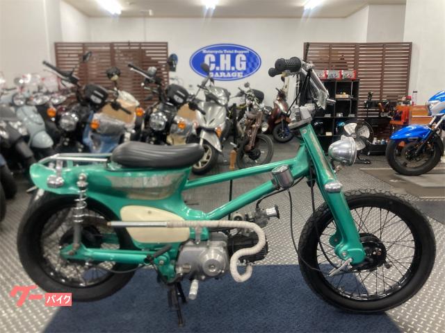 ホンダ スーパーカブ５０　ジョッキーシフト　オリジナルペイント　フロント１７インチ　リヤ１４インチ物件画像