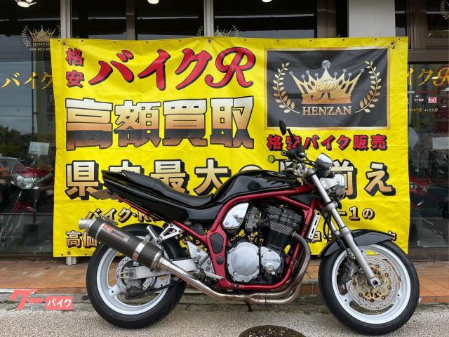 スズキ　ＧＳＦ１２００　ＧＶ７５Ａ型　ヨシムラマフラー　社外ミラー　前後社外ウィンカー　タイヤ新品