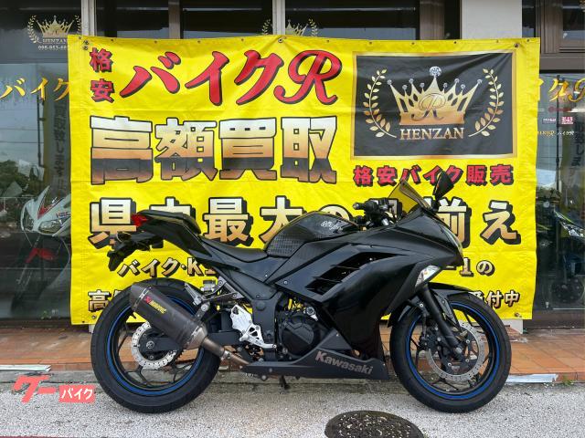 カワサキ　Ｎｉｎｊａ　２５０　ＥＸ２５０Ｌ型　２０１３年型　社外スクリーン　社外レバー　ＡＫＲＡＰＯＶＩＣマフラー