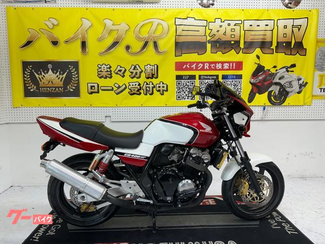 ホンダ　ＣＢ４００Ｓｕｐｅｒ　Ｆｏｕｒ　ＶＴＥＣ　ＳＰＥＣ２　ＮＣ３９型　２００３年モデル　ＥＴＣ　エンジンガード　社外アッパーカウル