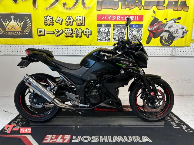 カワサキ　Ｚ２５０　ＥＲ２５０Ｃ型　２０１３年モデル　アサクラマフラー　社外スクリーン　社外レバー　Ｅ／Ｇスライダー　その他改造多数