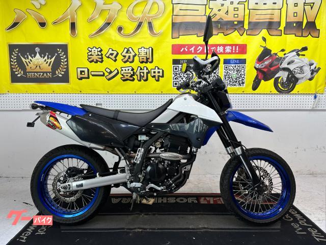 カワサキ ＤトラッカーＸ　ＬＸ２５０Ｖ型　２０１２年モデル　社外マフラー　フェンダーレス　ナックルガード物件画像