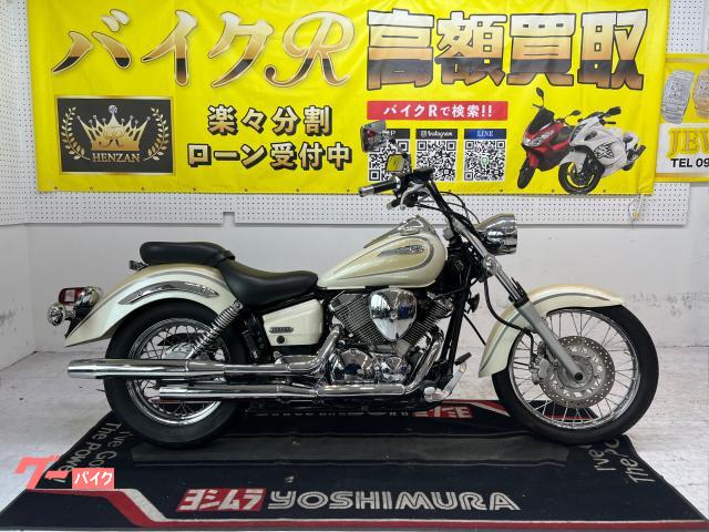 ヤマハ　ドラッグスター２５０　ＶＧ０２Ｊ型　２００２年モデル　ヘルメットホルダー　スペアキー　スポークホイル　タンデムシート