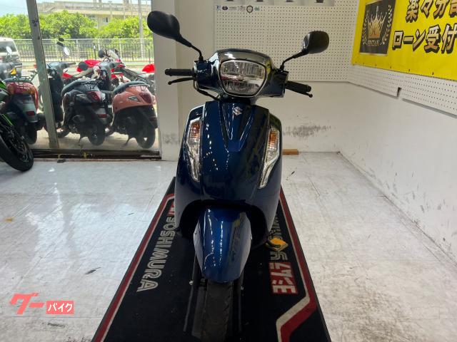 スズキ アドレス125 (紺) 2023年 27355Km 125cc 自賠責保険無し