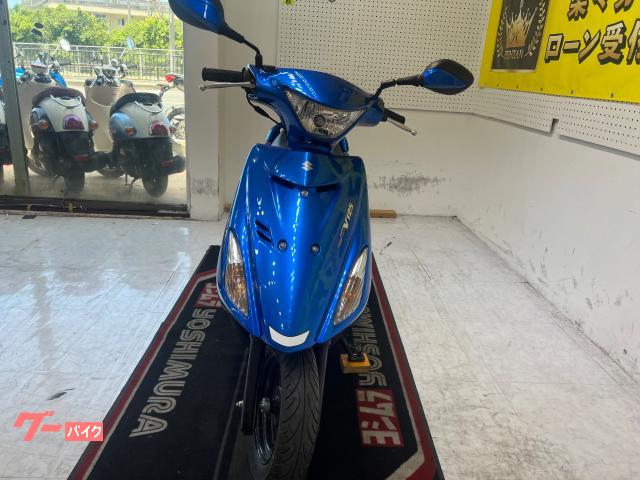 アドレス　V125S 通勤や通学に　43Lボックス付き　自賠責2024年10月末 スズキ アドレスV125S (ブルー) 2010年 3815Km 125cc 自賠責保険