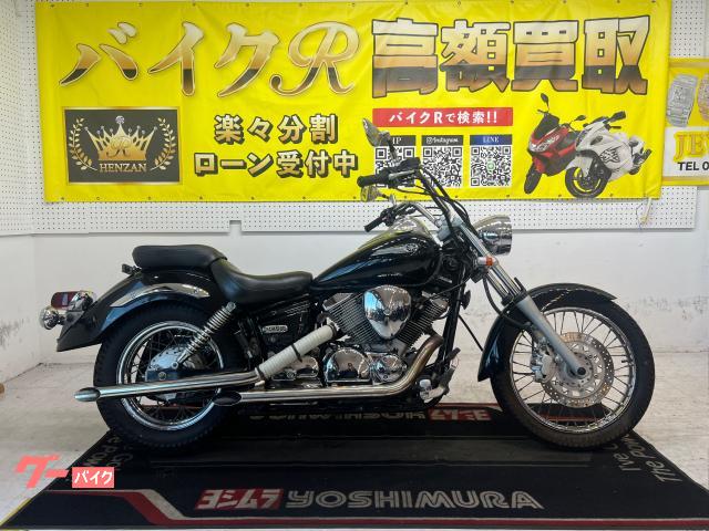 ドラッグスター２５０　ＶＧ０５Ｊ型　２００８年モデル　社外グリップ　フロントウィンカー　サイドバック