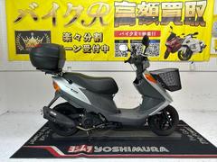 スズキ　アドレスＶ１２５　ＣＦ４ＥＡ型　２００９年モデル　社外マフラー　社外リアサスペンション　純正リアボックス　その他改造多数