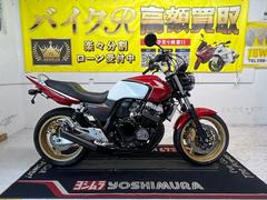 ホンダ　ＣＢ４００Ｓｕｐｅｒ　Ｆｏｕｒ　ＶＴＥＣ　ＳＰＥＣ３　ＮＣ３９型　２００６年モデル　ＥＴＣ　ＢＥＥＴエンジンカバー　社外ハンドル
