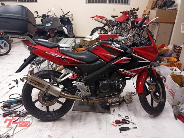 ホンダ　ＣＢＲ１５０Ｒ　水冷　キャブ　フルパワー　本土中古　　社外マフラー　アップハンドル　リアボックス