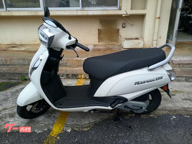 スズキ アドレスV125 (ホワイト) 年式不明 715Km 125cc 自賠責保険