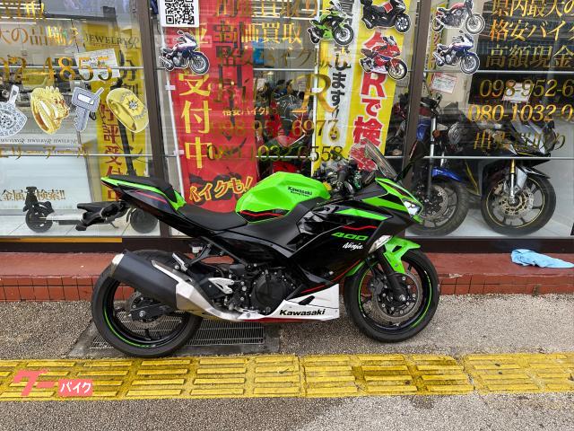 カワサキ Ｎｉｎｊａ４００　２０２１年モデル　ＥＸ４００Ｇ型　社外レバー　デイトナバーエンド　ヘルメットロック　ＬＥＤヘッドライト物件画像