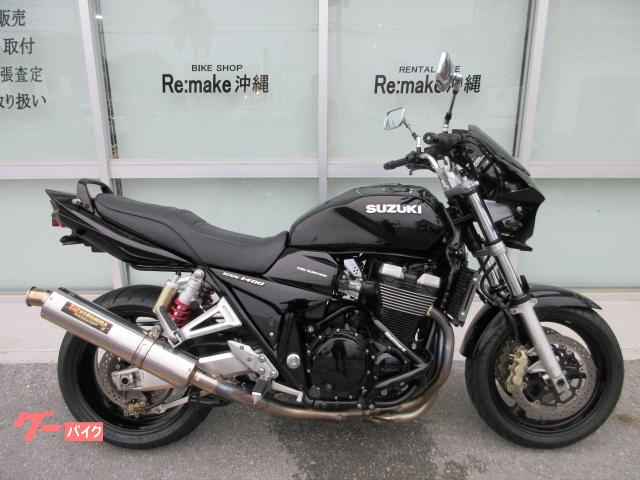 スズキ ＧＳＸ１４００　ヨシムラマフラー　ビキニカウル　フェンダーレス　ＬＥＤウインカー　カスタムレバー　センタースタンド物件画像