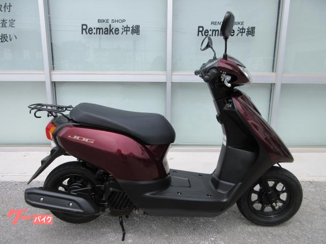 JOG AY01 ワンオーナー ボルドーレッドメタリック