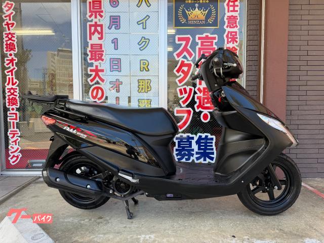 スズキ アドレス１２５　ＤＴ１１Ａ型　２０２０年モデル　ＬＥＤヘッドライト　リアキャリア　マルチマウントバー
