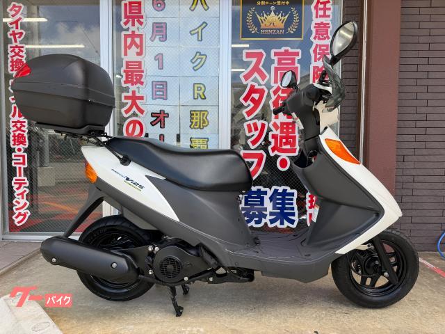 アドレス１２５　ＣＦ４ＥＡ型　２０１３年モデル　ＧＩＶＩリアボックス　ナックルガード　リアキャリア