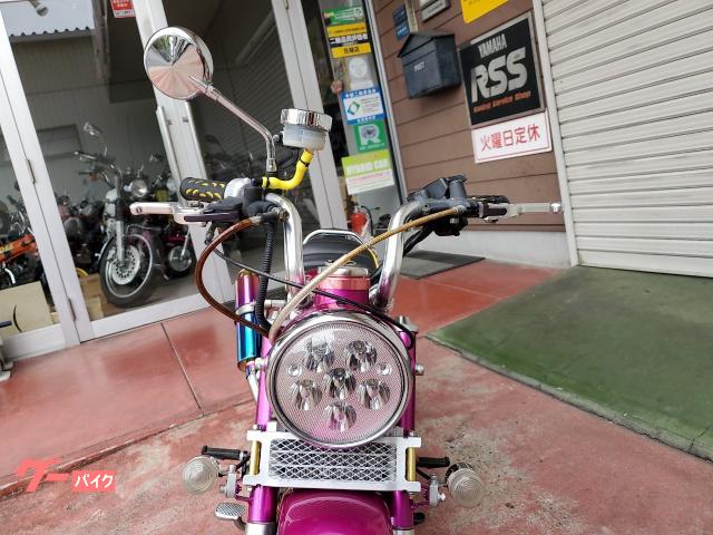 ホンダ モンキー ローダウン 太足 ボアアップ ディスクブレーキ｜岡本