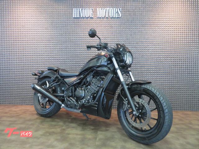レブル２５０・ＯＶＥＲ製ブラックマフラー