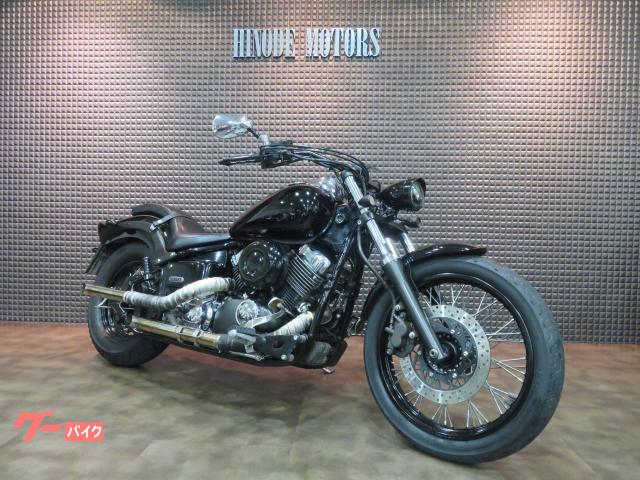 ドラッグスター４００・社外マフラー・ブラックＬＥＤヘッドライト