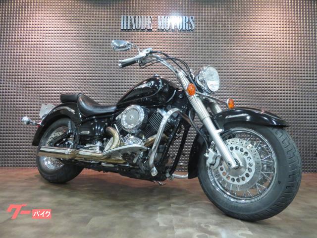 ドラッグスター１１００クラシック・マフラー・エンジンガード