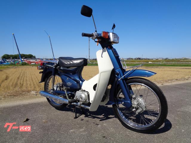 ホンダ スーパーカブ50カスタム 4速ロータリー セル付き 紺メタ
