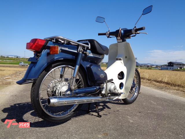 ホンダ スーパーカブ５０カスタム セル付き ホンダ スーパーカブ50カスタム 4速ロータリー セル付き 紺メタ
