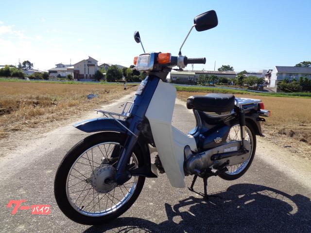ホンダ スーパーカブ50カスタム 4速ロータリー セル付き 紺メタ