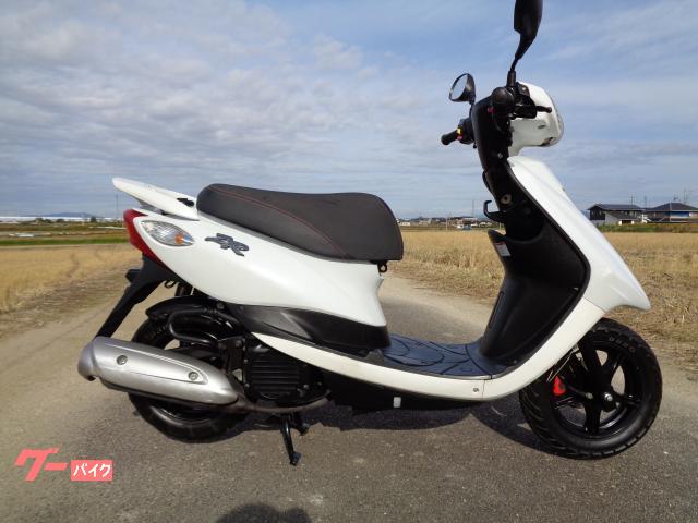 ＪＯＧ　ＺＲ　白Ｍ　２０１３年モデル　Ｆディスク　ＲハネＬＥＤ