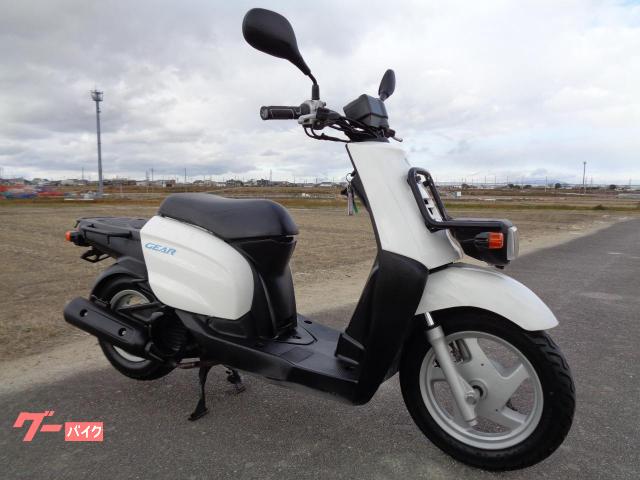 ヤマハ GEAR UA06J 2010年モデル 白 社外グリップ