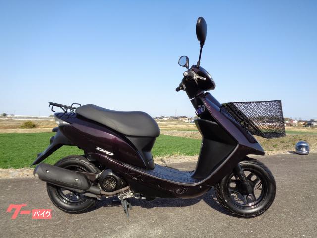 Ｄｉｏ　ＡＦ６８　２０１１年モデル　純正オプション前カゴ　濃紫Ｐ