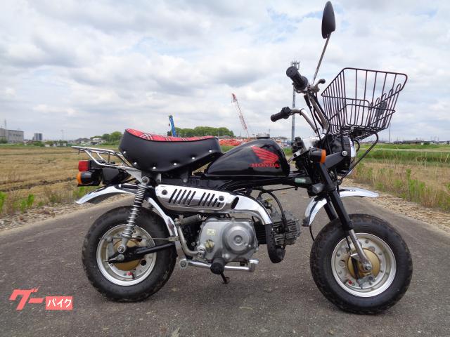 モンキー　Ｚ５０Ｊ　５Ｌタンク　遠心３速　オプション前カゴ　黒塗装
