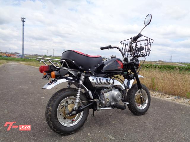ホンダ モンキー Z50J 5Lタンク 遠心3速 オプション前カゴ 黒