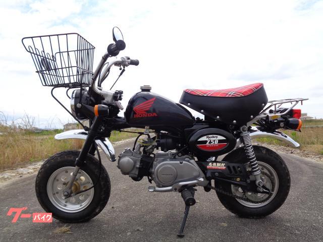 ホンダ モンキー Z50J 5Lタンク 遠心3速 オプション前カゴ 黒